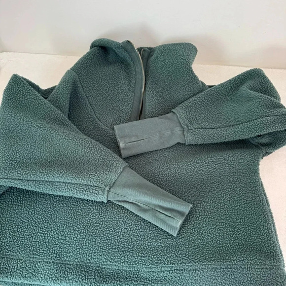 FREE PEOPLE poppy pullover in forest pine size L - Picture 9 of 13